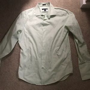 Men's button up dress shirt - mint green